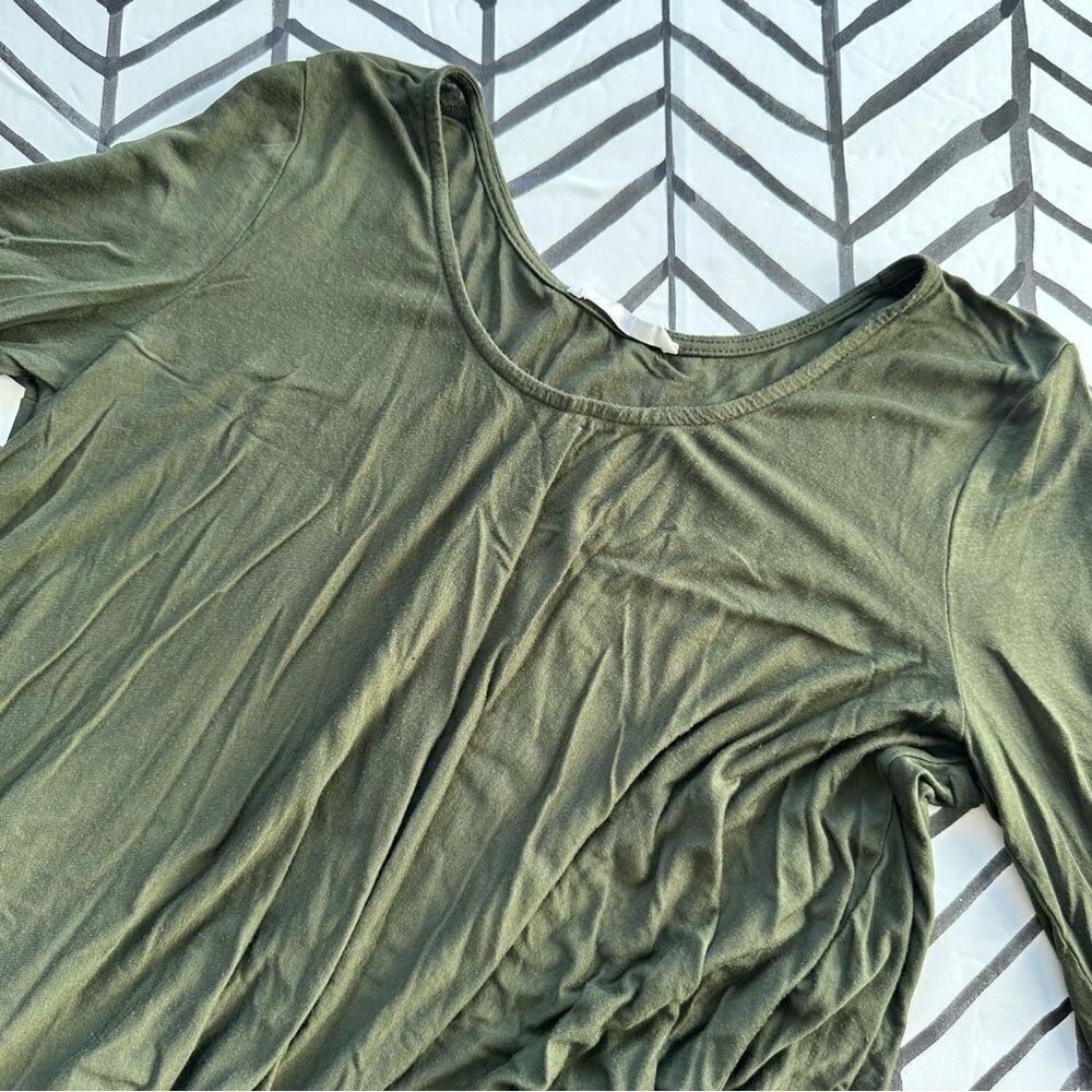 Dry Goods // LUSH Olive Green Long Sleeve Layering Tee